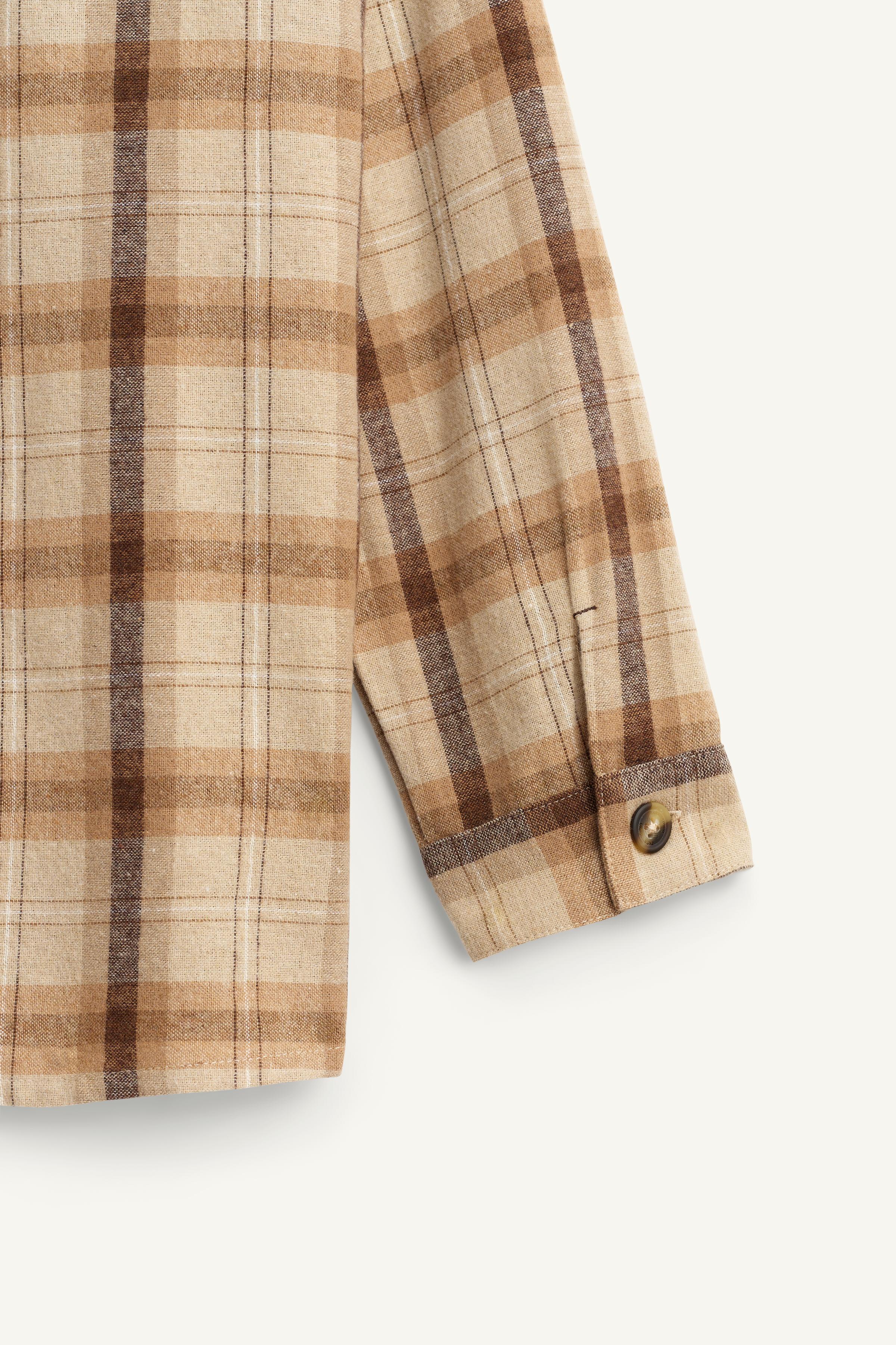 SURCHEMISE À CARREAUX AVEC LAINE ÉDITION LIMITÉE